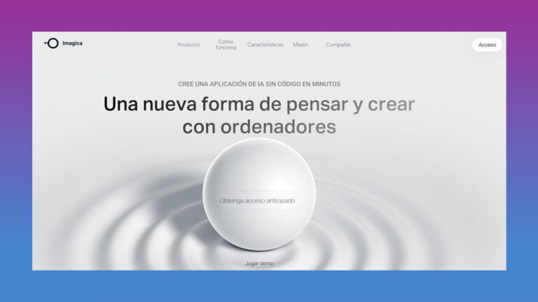 Imagica AI: Crea aplicaciones de inteligencia artificial sin código