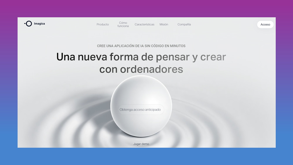 Imagica AI: Crea aplicaciones de inteligencia artificial sin código