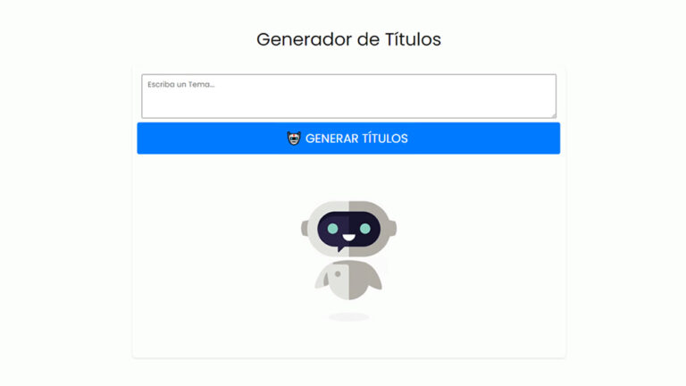 Generador de Títulos impulsado con Inteligencia Artificial
